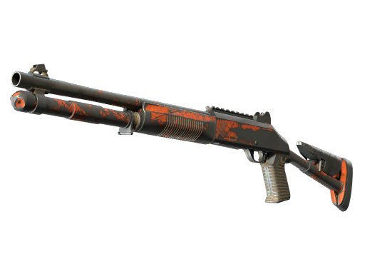 XM1014 | Blaze Orange (Battle-Scarred)