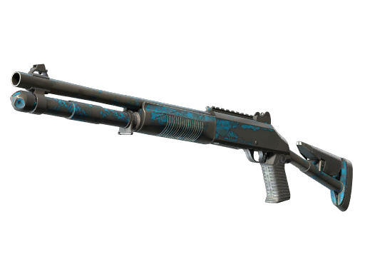 XM1014 | VariCamo Blue (Battle-Scarred)